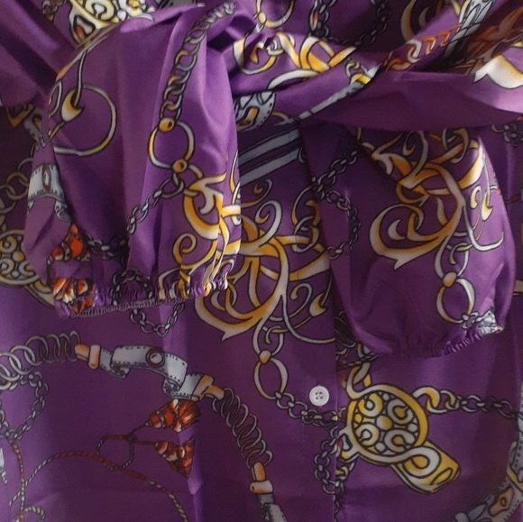 Med Satin Feel Retro Chain - Picture 2 of 3